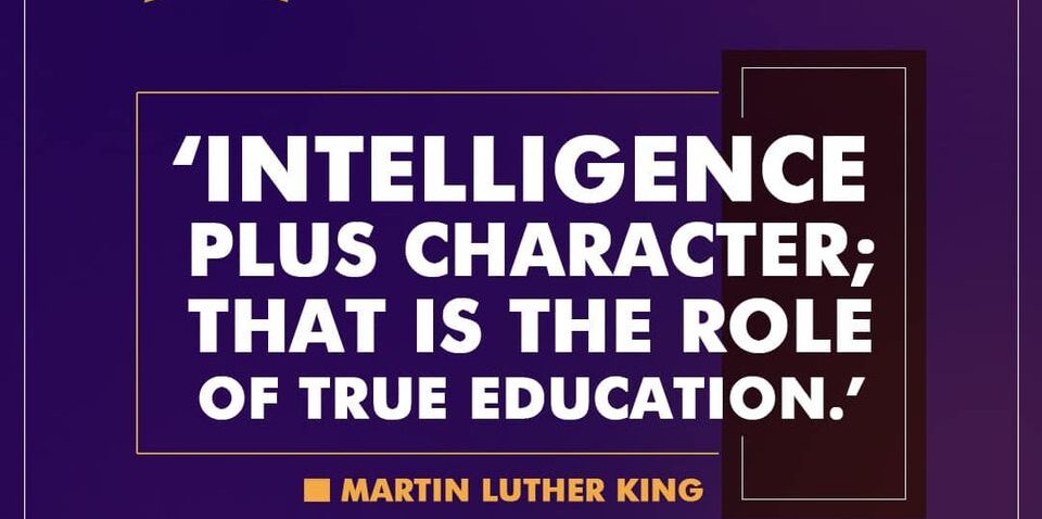 Intelligence plus character