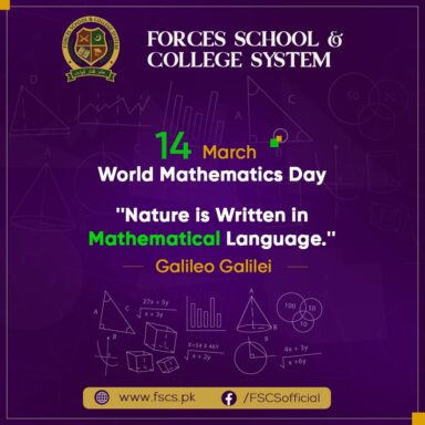 World Mathematics Day - 'Nature is written in mathematical language', Galileo Galilei