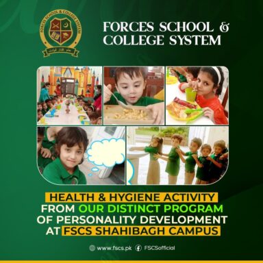 Health & Hygiene Activity - Personality Grooming Program at Forces School Shahi Bagh Campus