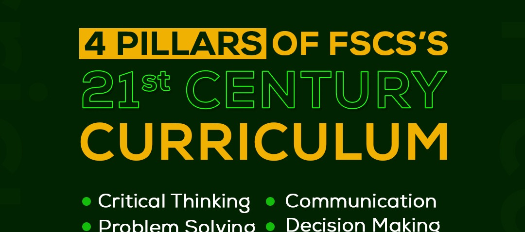 4 Pillars of FSCS's 21st Century Curriculum -- Critical Thinking - Communication - Problem Solving - Decision Making