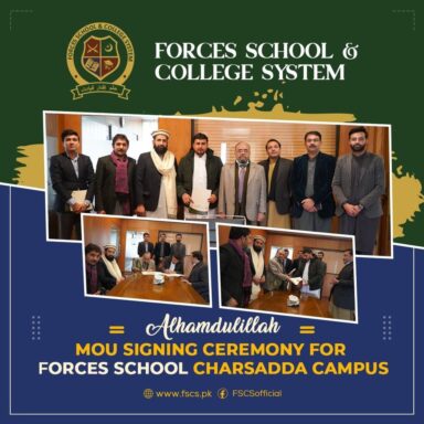 Alhamdulilah - MOU Signing Ceremony for Forces School Charsadda Campus
