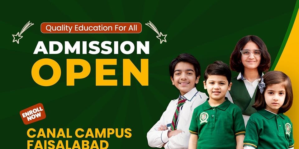ADMISSION OPEN - Forces School Canal Campus Faisalabad