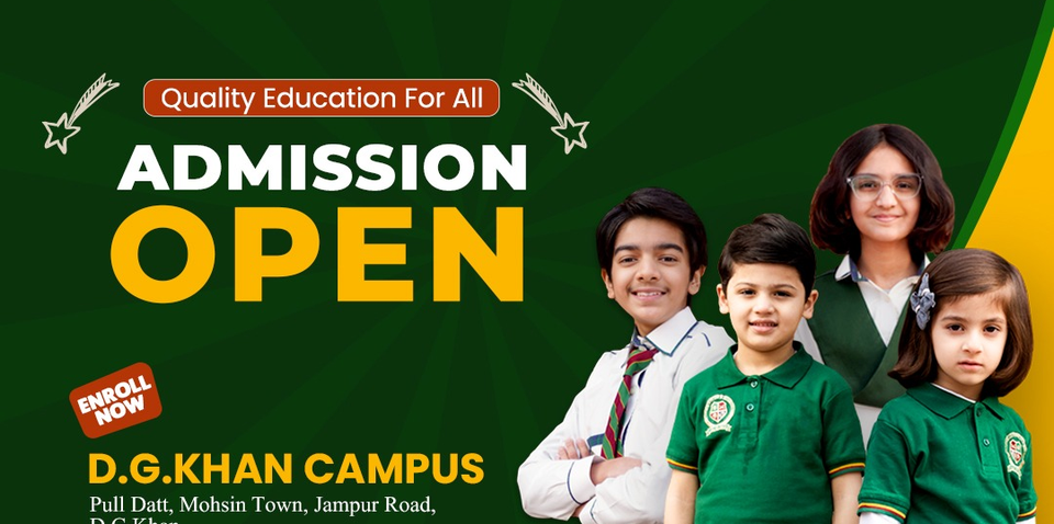 ADMISSION OPEN - Forces School DG Khan Campus