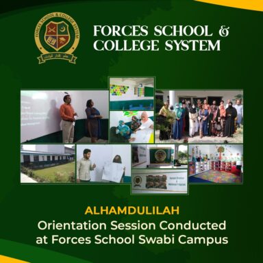 Alhamdulilah - Orientation Session Conducted at Forces School Swabi Campus
