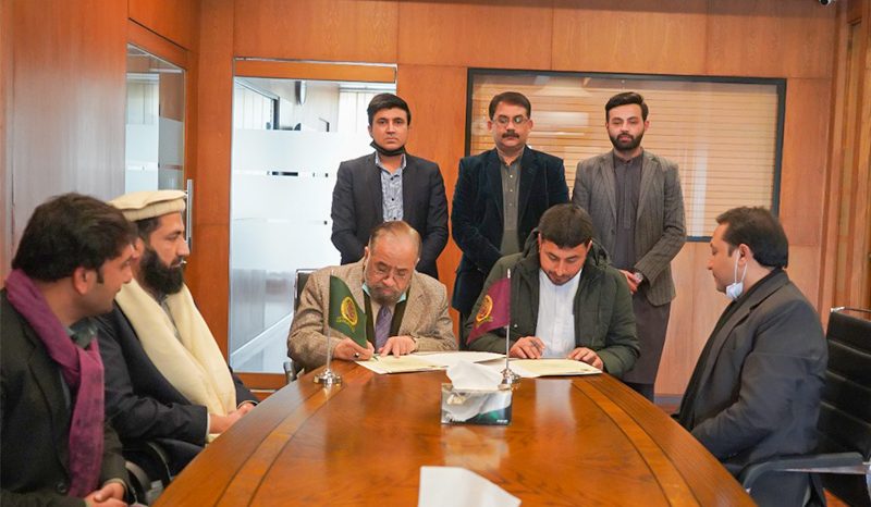 MOU Signing Ceremony of Forces School Charsadda Campus