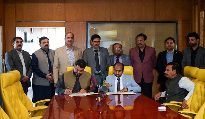 MoU Signing Ceremony Mangat Campus district, Mandi Bahauddin