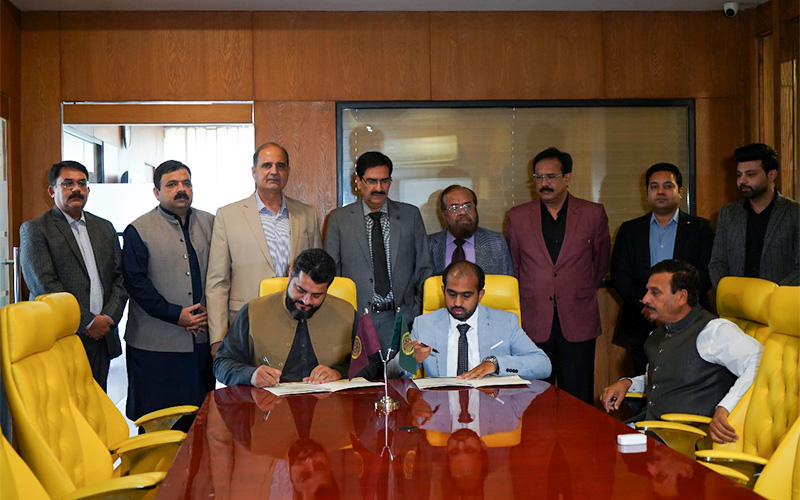 MoU Signing Ceremony Mangat Campus district, Mandi Bahauddin