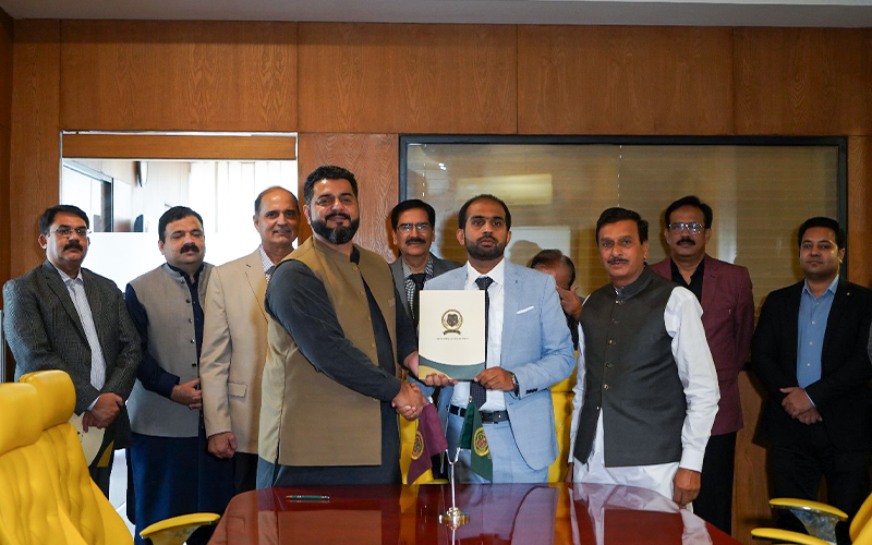 MoU Signing Ceremony Mangat Campus district, Mandi Bahauddin