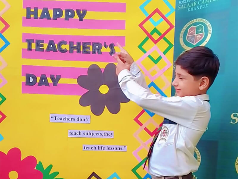 TEACHERS DAY CELEBRATIONS Salaar Campus, Khanpur (R.Y.K)