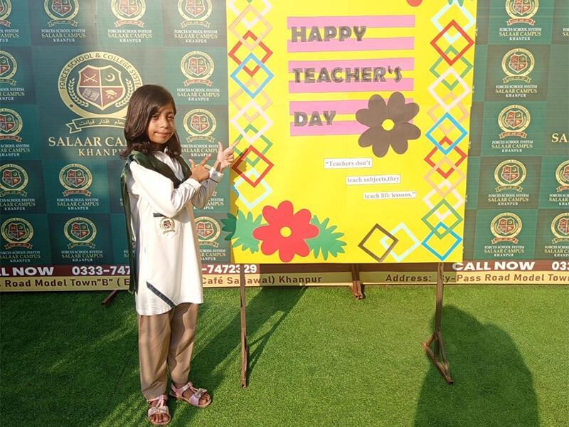 TEACHERS DAY CELEBRATIONS Salaar Campus, Khanpur (R.Y.K)