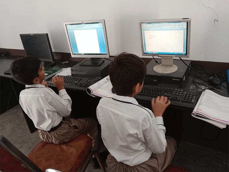 Paragraph Typing Activity Ahmad Campus Kulluwal, Sialkot