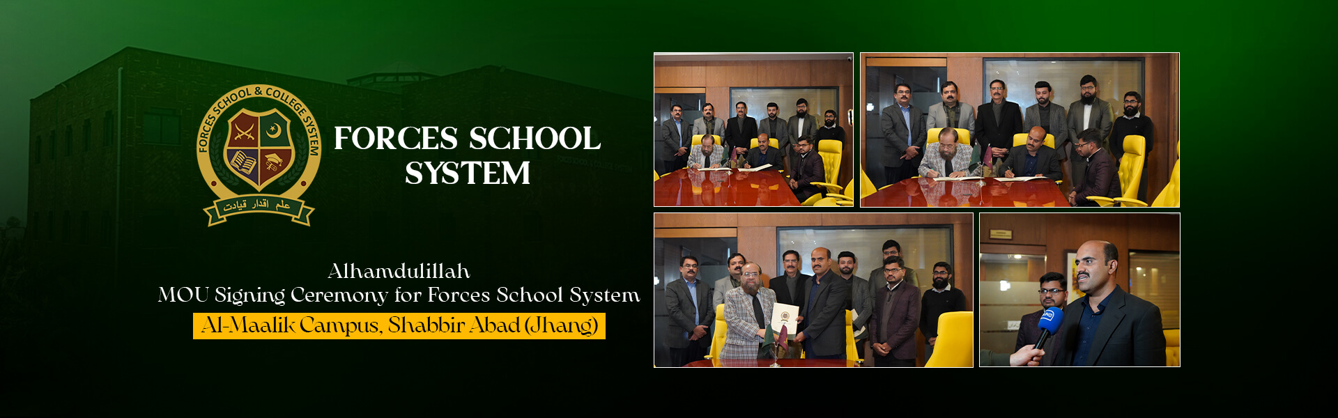 MoU Signing Al-Maalik Campus