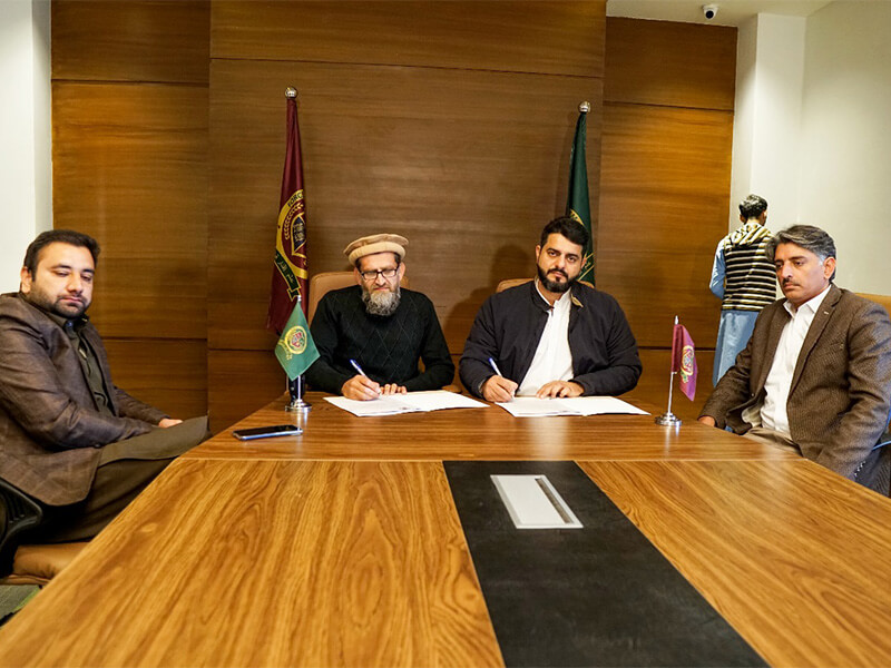 MoU Signing Ceremony Dargai Campus, Malakand