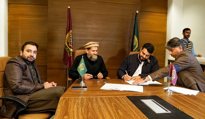MoU Signing Ceremony Dargai Campus, Malakand