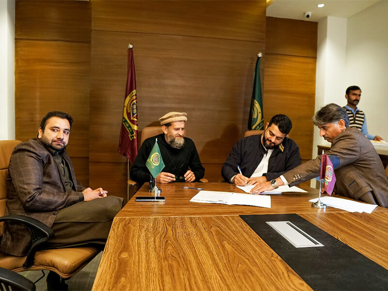 MoU Signing Ceremony Dargai Campus, Malakand
