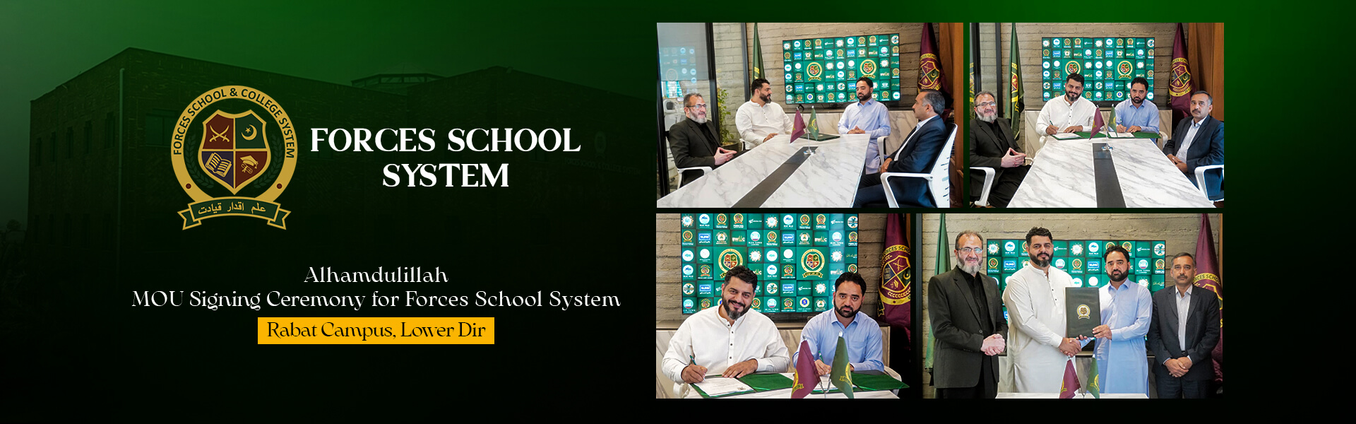 MoU Signing Ceremony Rabat Campus, Lower Dir-banner