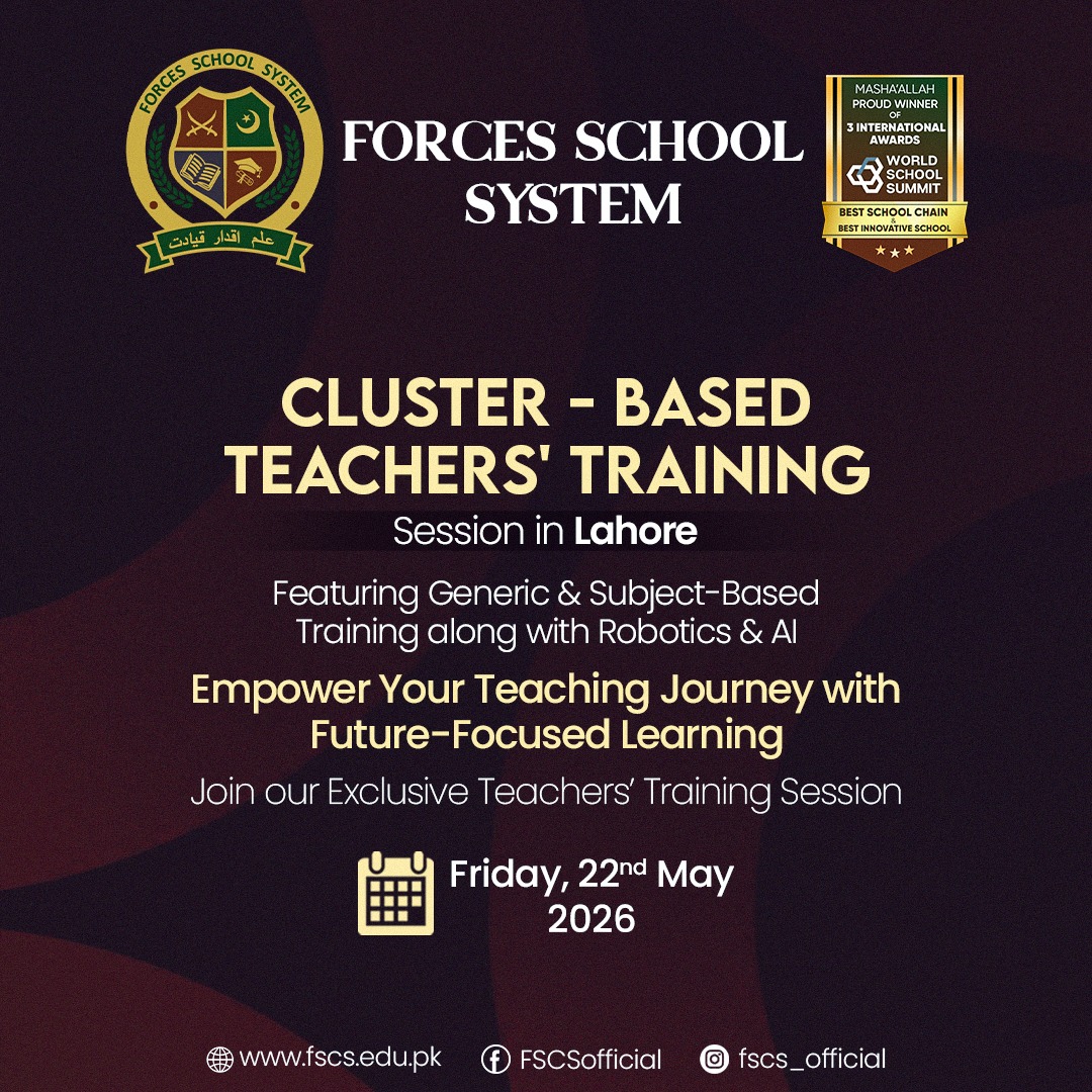 Cluster Based Teachers' Training Session in Lahore