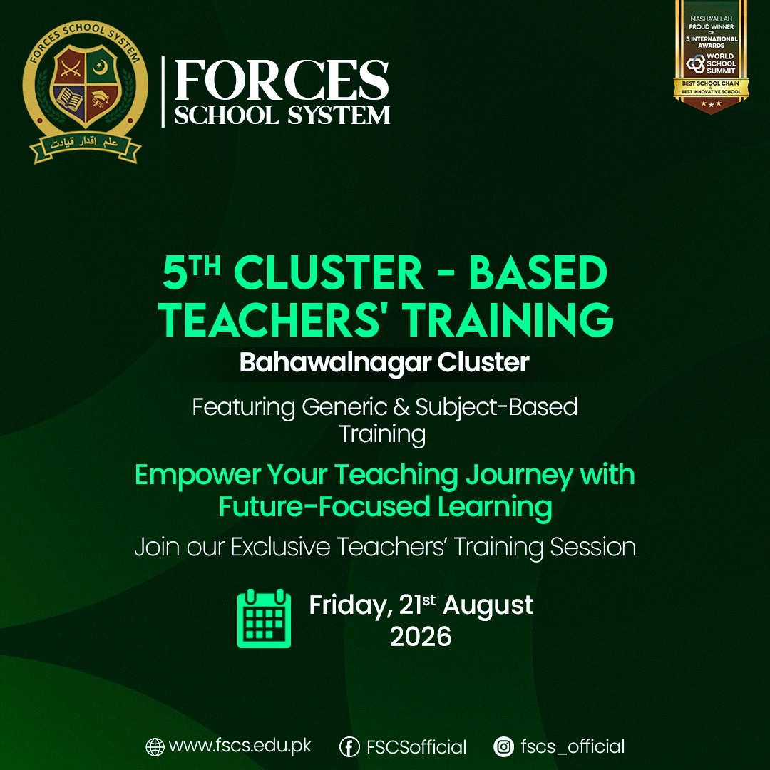 5th- Cluster Based Teachers Training